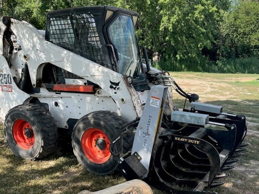 Hammer Head Hydraulic Chainsaw | Max Log Cut-Off Diameter 24" inches | Hydraulic Flow 14+ GPM | For Skid Steers