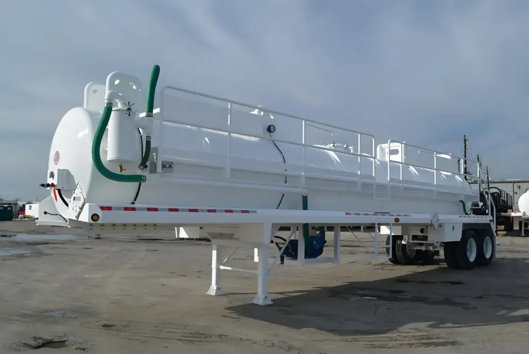 Dragon | 130 BBL Vac Trailer | 2012 Model | 5460 Gallons | Heavy-Duty Suspension | 102" Width | USED | For Industrial Fluid Transport