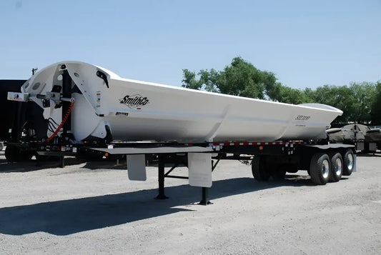 SmithCo | 3-Axle Side Dump Trailer | SX3-42-34  | 42' Length | 22.8-30.3 Cubic Yards Capacity | 102" Width | For Heavy-Duty Hauling
