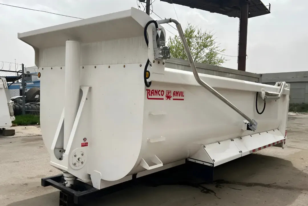 Ranco | Anvil Dump Body | 18ft Length | High-Capacity 60" Wall Height | 84.5" Inside Width | For Dump Trucks & Heavy Construction Hauling