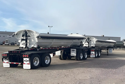 SmithCo | Nevada 9-Axle Train | 40-30 (2-2-2) Model | 40' & 30' Length | 31 Cu Yd Capacity | 102" Width | For Heavy-Duty Bulk Hauling