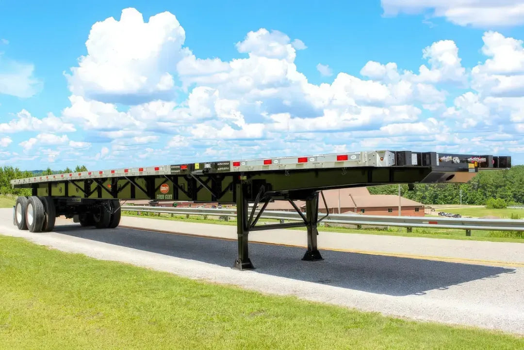 Dorsey | EF48-80 Extendable Flatbed Trailer | 48'-80' Extendable Length | 80,000 lbs GVWR | 102" Width | For Long-Haul Transport & Versatile Cargo Needs