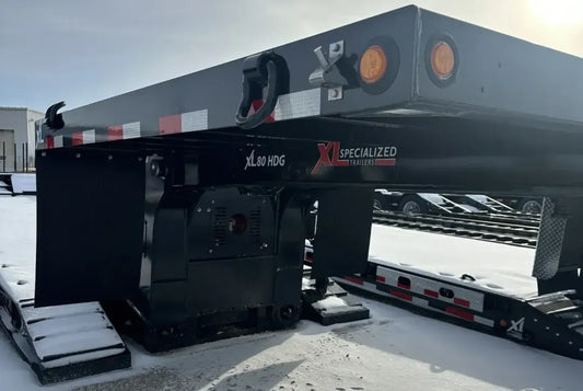 XL Specialized | 80HDGS Lowboy Trailer | 48' Length | 80,000 lbs Capacity | 102" Width | For Heavy-Duty Equipment Transport