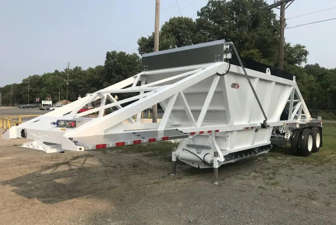 CPS | Lightweight Tandem Axle Bottom Dump Trailer | 40' Length | 23 CY Capacity | 96" Width | For Bulk Material Hauling & Construction Use