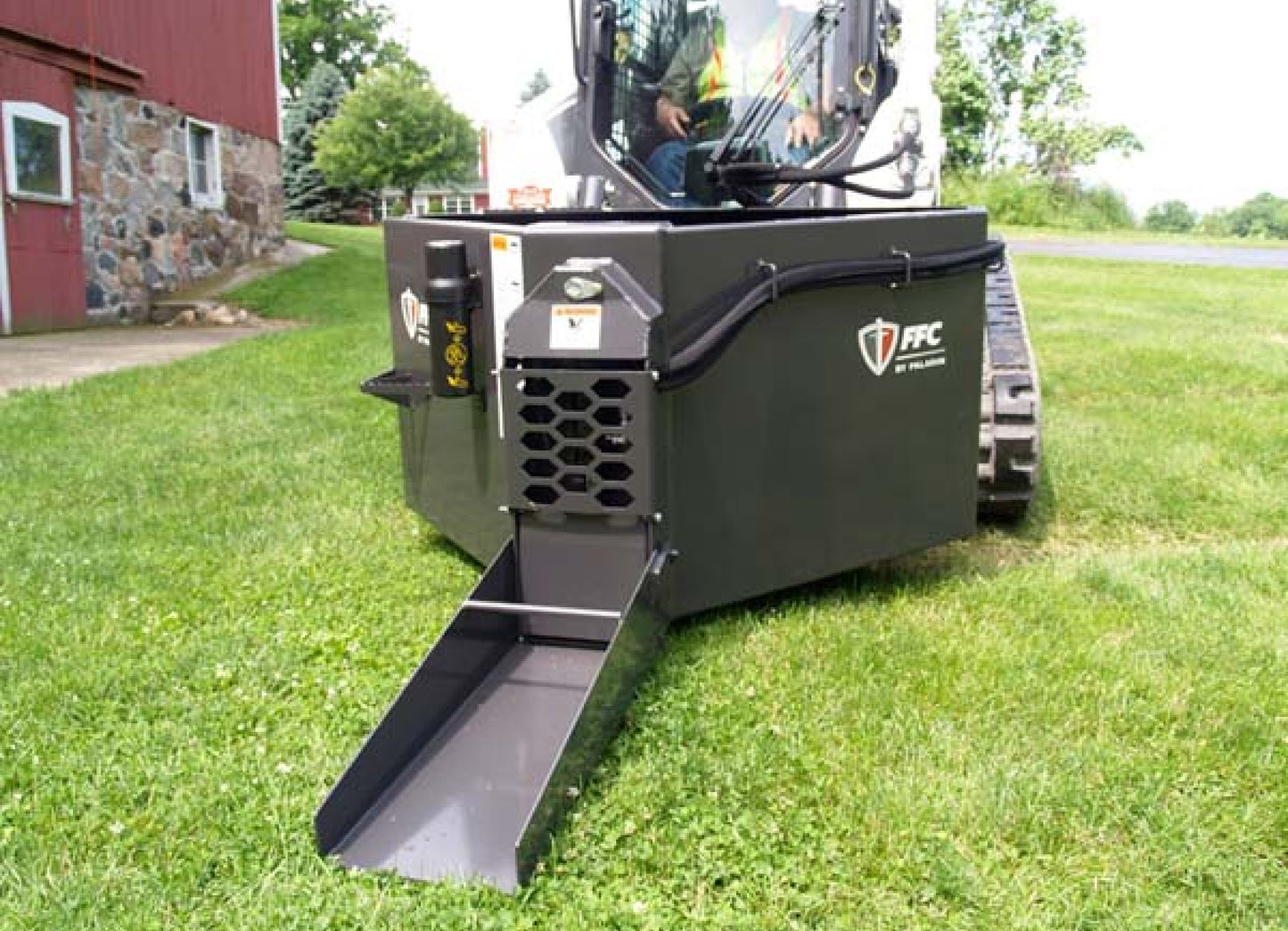 Paladin Concrete Bucket & Claw | Concrete Chuter Capacity 1.5' & 2.25' | Working Width 24" | For Skid Steer