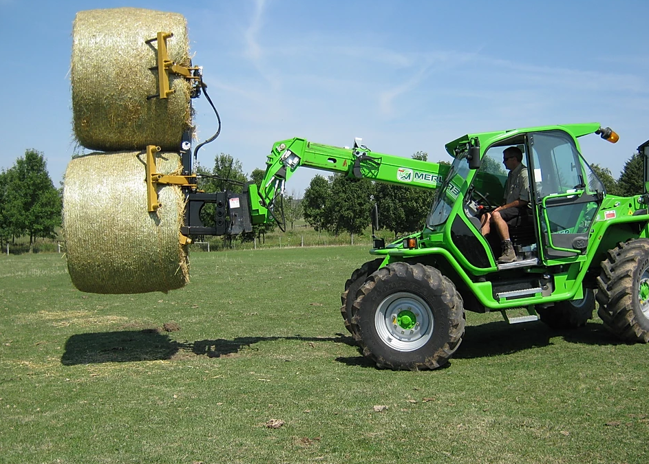 Martatch | Double Round Bale Grabber | Model MLBG2-A | Bale Capacity 2 To 3 | Horsepower 60 To 100 HP | For Tractors