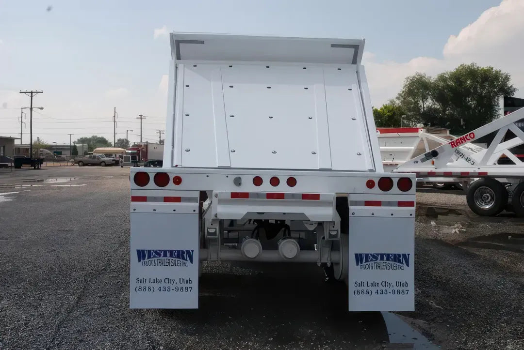 RANCO | LW21-40-3 + 14-24-4P Bottom Dump Trailer Train | 40' Lead Trailer & 14' Pup Trailer | 35 cu. yd. Capacity | For Precision Aggregate Hauling
