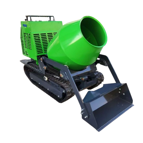 Wolfpack 3DCP | Crawling Barrel Mixer | 300L Drum | 13.5 HP Hydraulic Drive | 300 dm³ Tank Capacity | Small-Scale Concrete Mixing