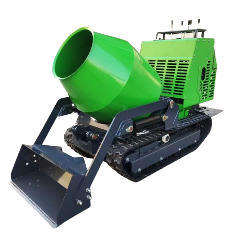 Wolfpack 3DCP | Crawling Barrel Mixer | 300L Drum | 13.5 HP Hydraulic Drive | 300 dm³ Tank Capacity | Small-Scale Concrete Mixing