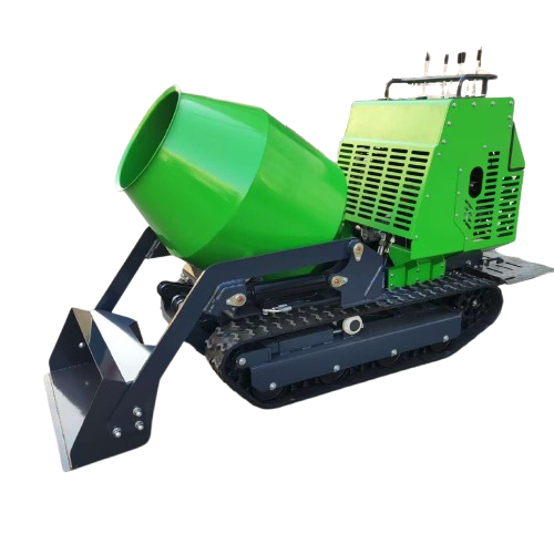 Wolfpack 3DCP | Crawling Barrel Mixer | 300L Drum | 13.5 HP Hydraulic Drive | 300 dm³ Tank Capacity | Small-Scale Concrete Mixing