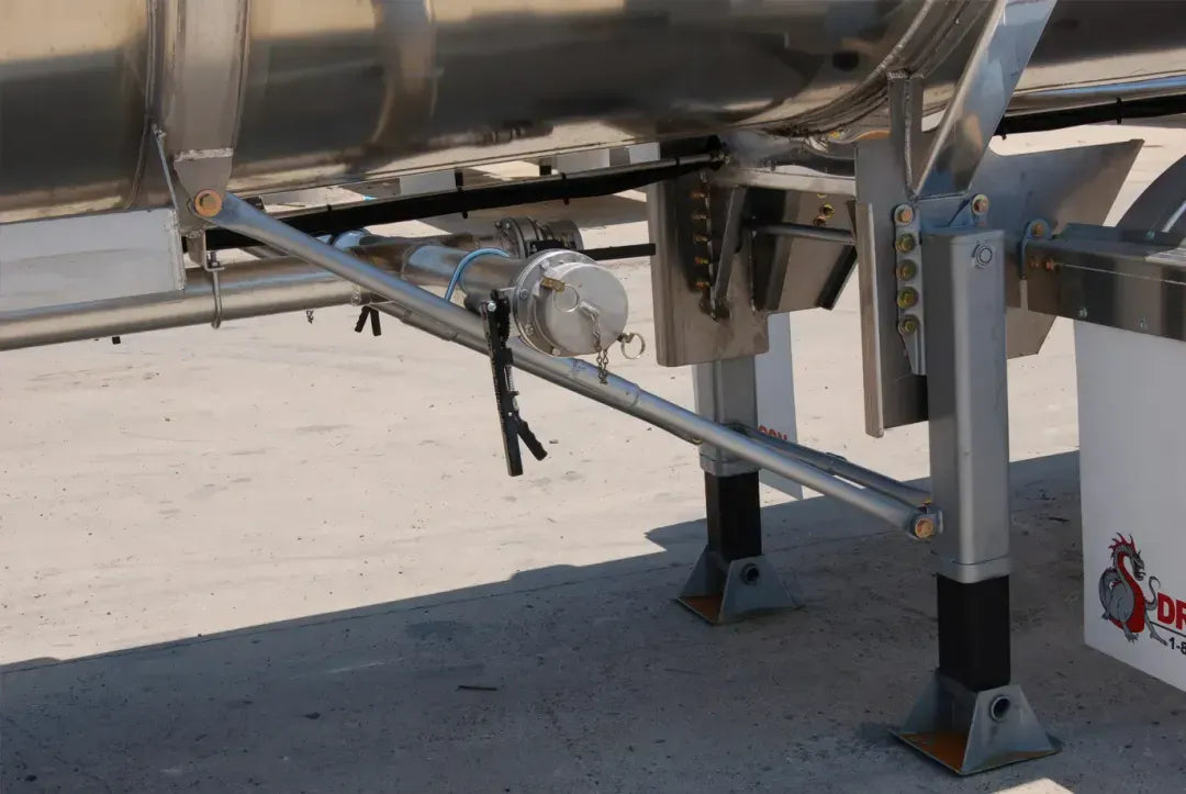 Dragon | Double Conical Aluminum Tank Trailer | 2025 Model | High-Capacity Fluid Transport | 11,000 Gallons | Heavy-Duty Suspension | For Industrial & Oilfield Hauling