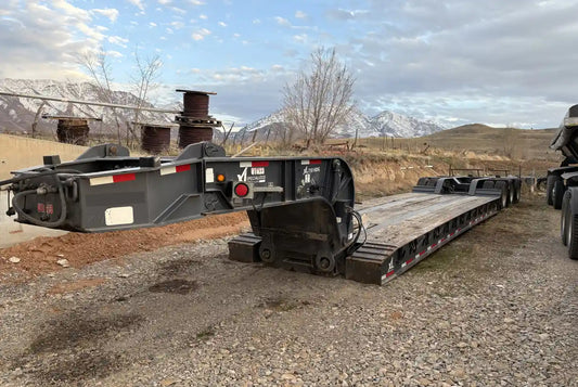 XL Specialized | 110HDG Trailer Package | 2015 XL 110HDG + 24FA + 60JPS | 46'8" Main Trailer Length | 110,000 lbs Capacity | 102" Wide | USED | For Semi Trucks & Extreme Duty Loads