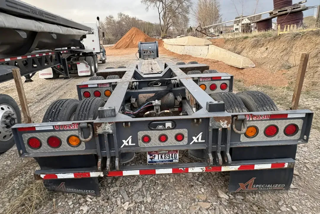 XL Specialized | 110HDG Trailer Package | 2015 XL 110HDG + 24FA + 60JPS | 46'8" Main Trailer Length | 110,000 lbs Capacity | 102" Wide | USED | For Semi Trucks & Extreme Duty Loads
