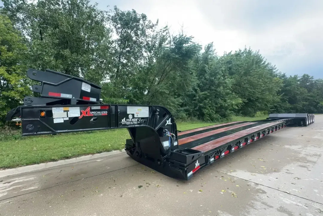XL Specialized | 110HDE Extendable Lowboy Trailer | 53' Length | 110,000 lbs Capacity | 102" Width | For Extreme Heavy-Haul Transport