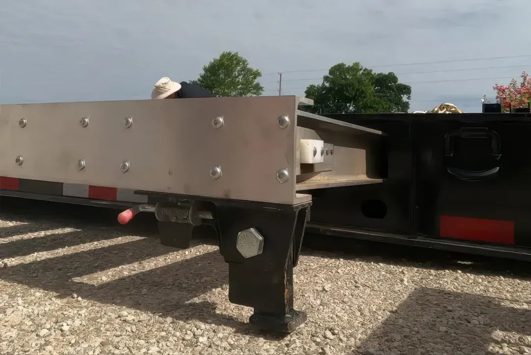 BWS | 2024 ADG Lowboy Trailer | 35ADG2X53 AGLP | 52'11" Length | Dual 25,000 lbs Axles | 102" Wide | USED | For Semi Trucks & Heavy Equipment Transport