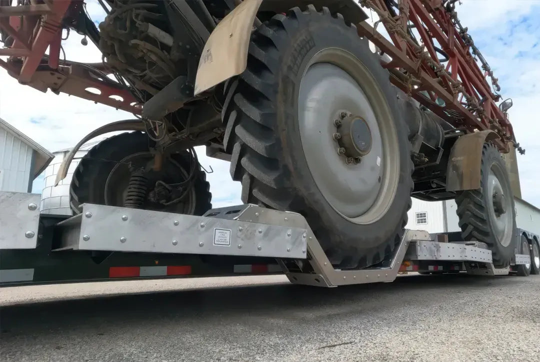 BWS | 2024 ADG Lowboy Trailer | 35ADG2X53 AGLP | 52'11" Length | Dual 25,000 lbs Axles | 102" Wide | USED | For Semi Trucks & Heavy Equipment Transport