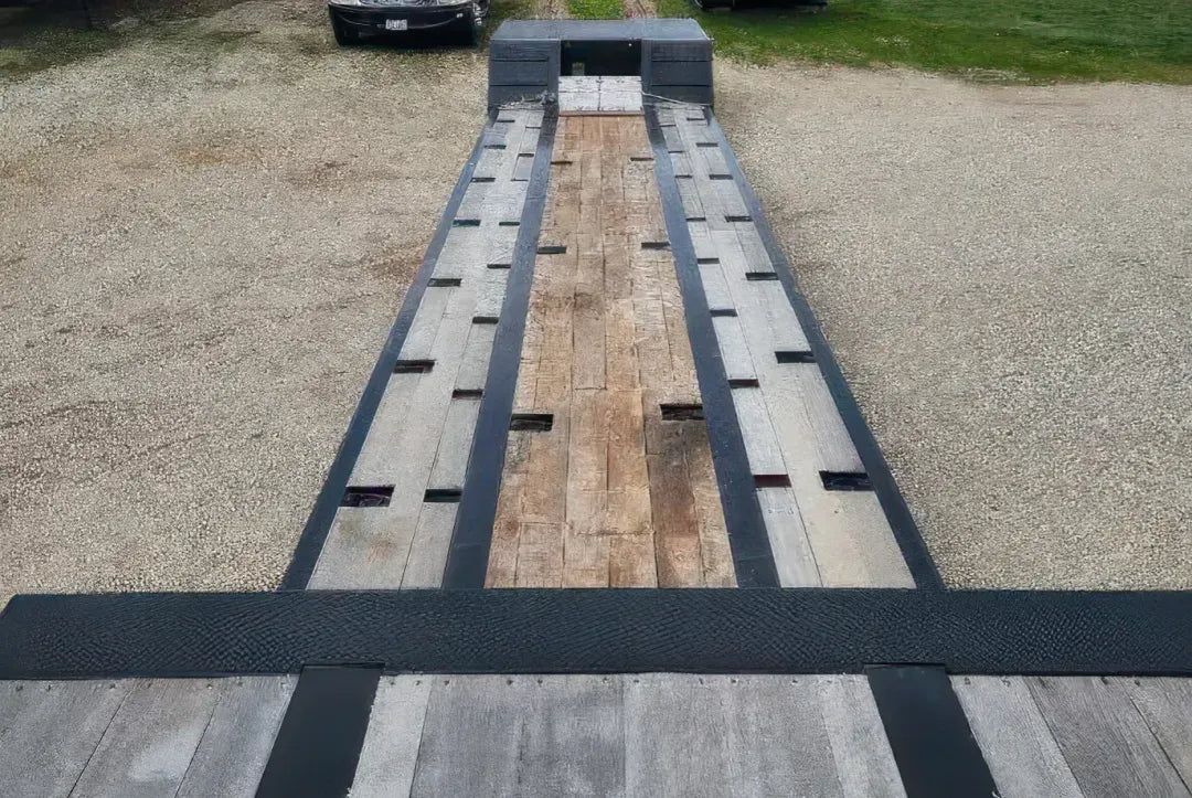 BWS | 2024 ADG Lowboy Trailer | 35ADG2X53 AGLP | 52'11" Length | Dual 25,000 lbs Axles | 102" Wide | USED | For Semi Trucks & Heavy Equipment Transport