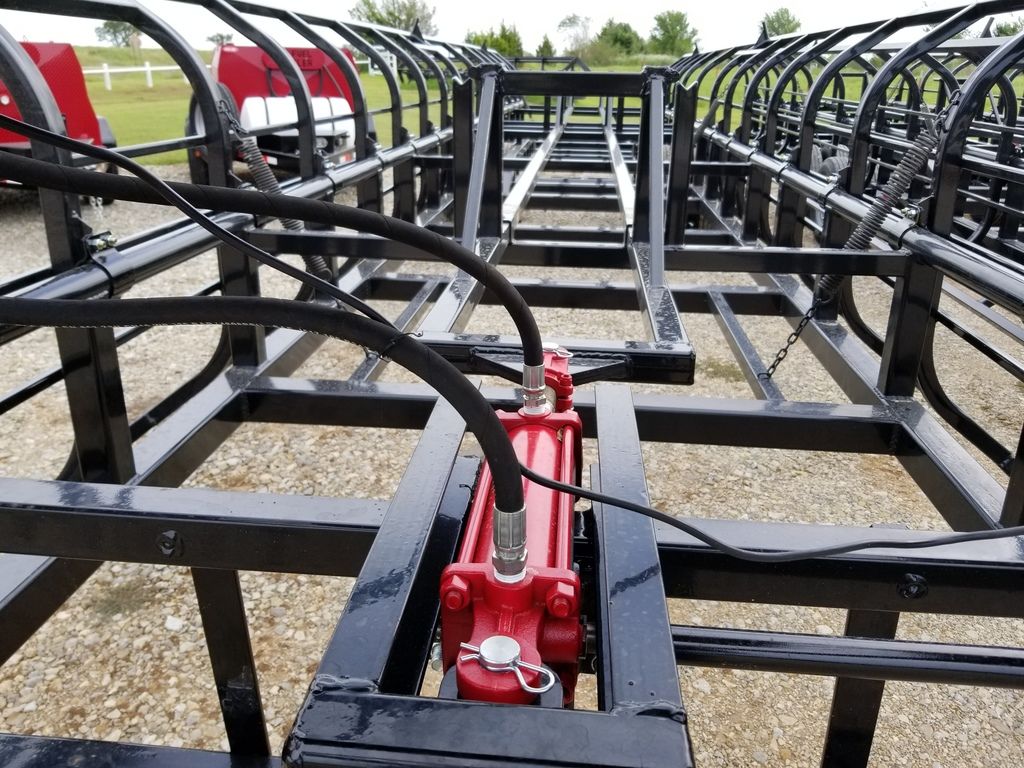 2024 Industrias America Double Dump Hay Trailer | Model 16x4 (Hydraulic Double Dump) | Cradle Length 31.5' | Pull Type