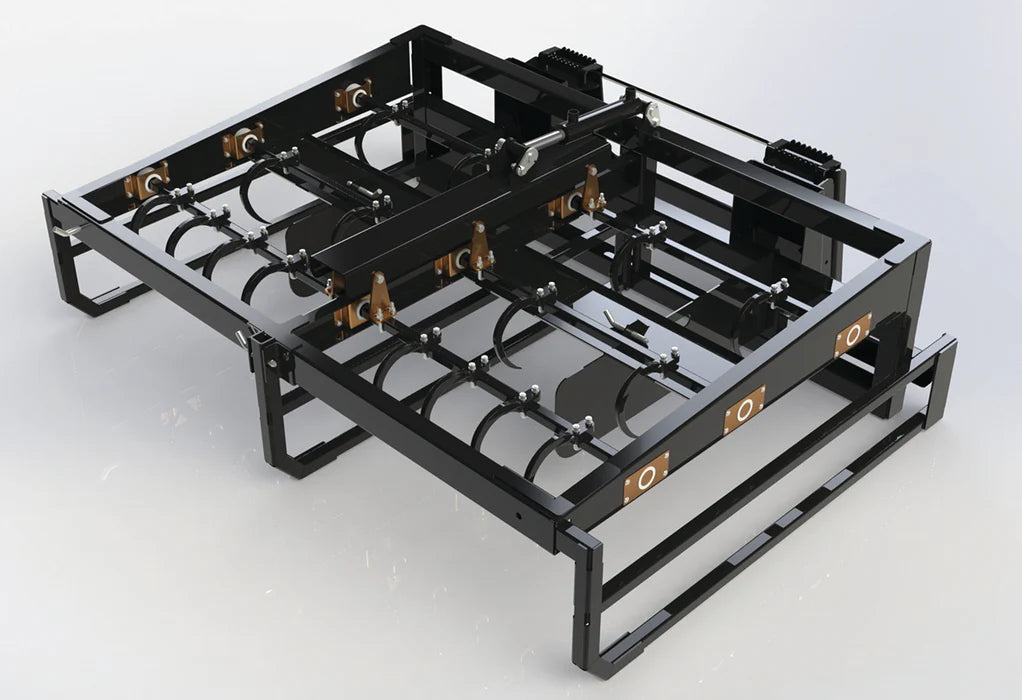 Top Dog Attachments 6-Pack Bale Accumulator Grapple | Max Lift: 6 Bales | Width: 84” | Oil Flow Range 15 to 20 GPM | For Skid Steers