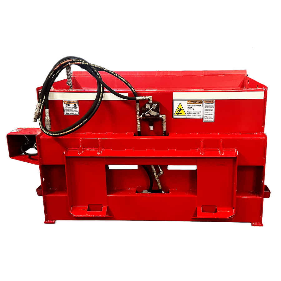 STOUT | Cyclone 60" Spreader | Spreading Range 5'-20' feet | 18.3 Cubic Foot Capacity | 15-24 GPM Hydraulic Flow | For Skid Steers