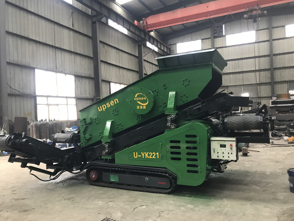 Upsen Mobile Scalping Screener | Model UYK221 | Kubota Diesel Engine 25 HP | Max Feed Size 200 mm