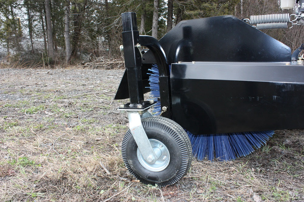 Bercomac 60" Rotary Broom With "Skid Steer" Style Attach | Weight 540 lbs | For Compact & Agricultural Tractor