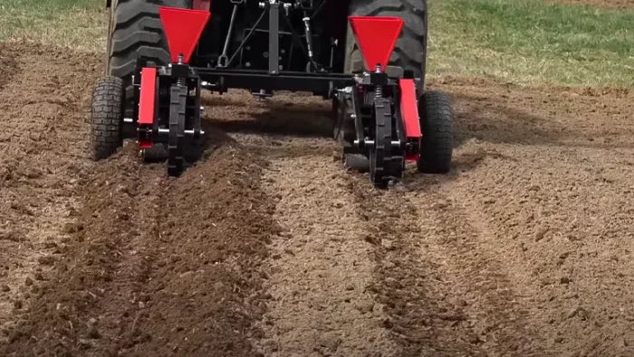 Field Tuff 3-Point Corn and Bean Planter – 2-Row with Adjustable Row Width | Horsepower 25–45 HP | For Tractors