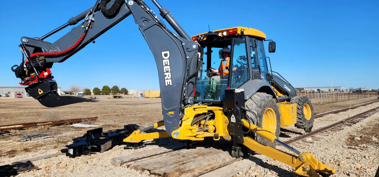 IS Attachments Railroad Cribbing Bucket With Pins | Model EB6530CB | Machine Size 10,000–15,000 lbs | For Backhoe Loaders