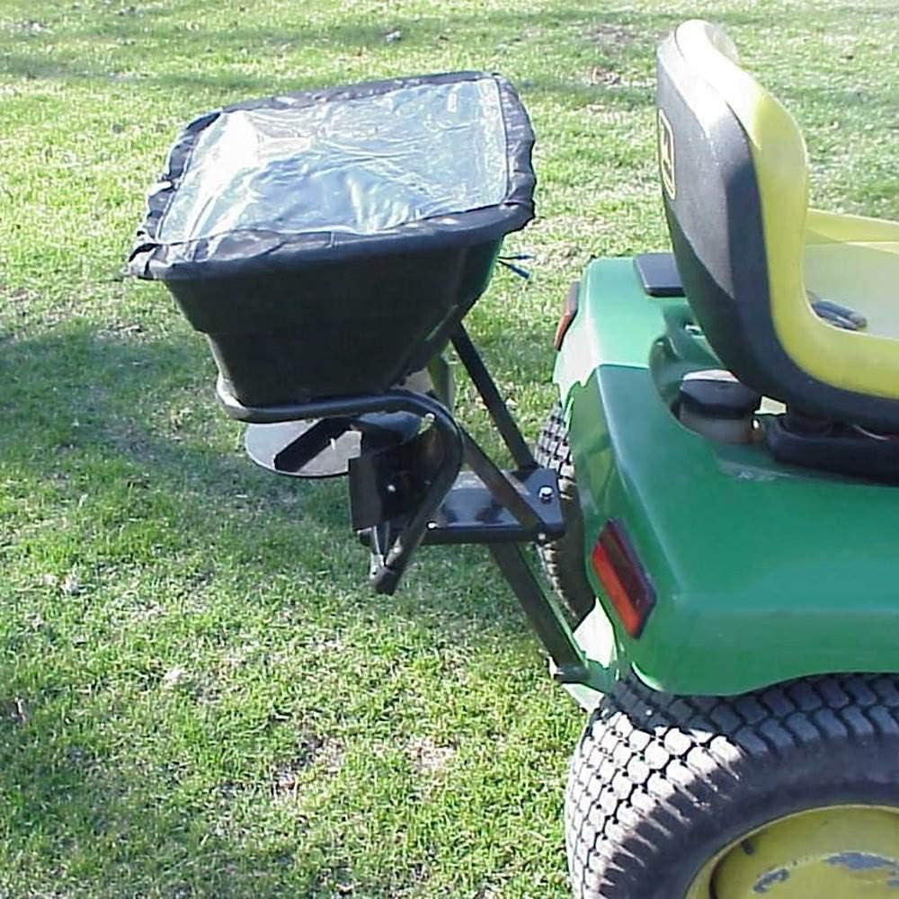 Field Tuff 80 lb. Lawn Tractor Spreader – Model AS-80LT12 | Horsepower 15–25 HP / 350cc+ | For Tractors