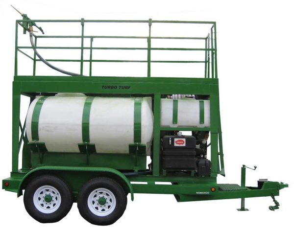 Turbo Turf  Hydroseeder | Model HM-750-HARV & HM-750-HARV-P | Width 75" | Capacity 750 Gallons | Engine Horsepower 27 HP | For Residential, Commercial & Erosion Control Applications