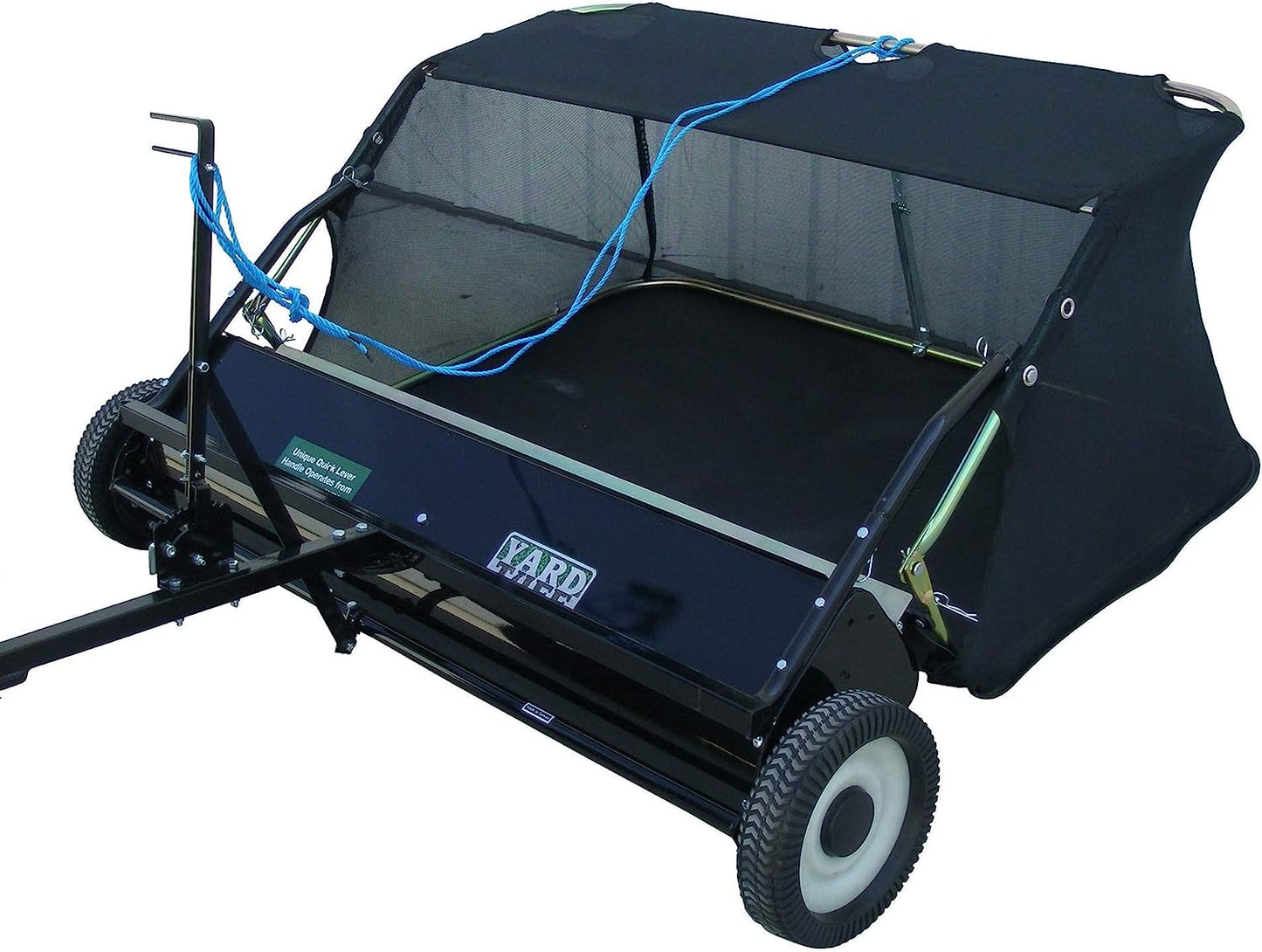 Field Tuff 42" Quick-Assembly Tow-Style Lawn Sweeper – 13 Cubic Ft. Capacity | Horsepower 10–16 HP / 250cc+ | For ATVs, UTVs & Tractors