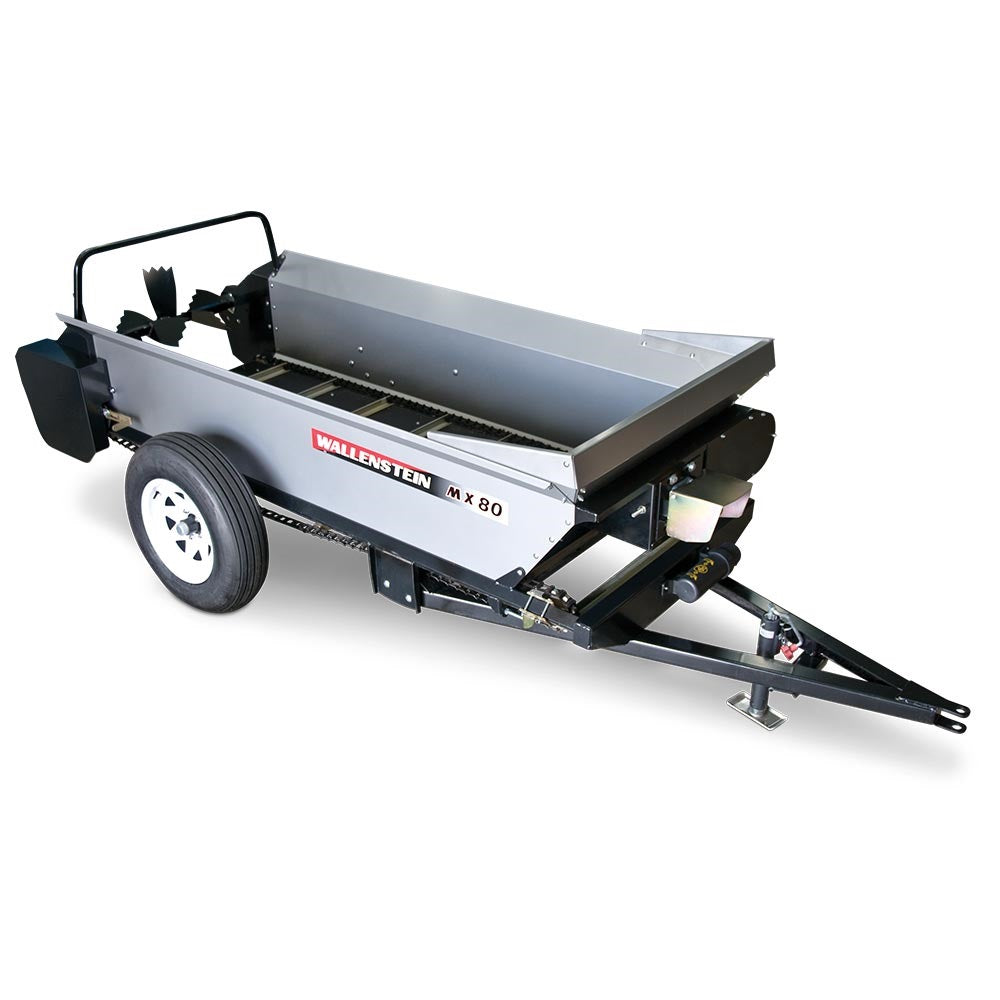 Wallenstein | Manure Spreader | MX Series | Width 48", 57" & 63" | Horsepower 12-50 HP | For Tractors & Lawn Mowers