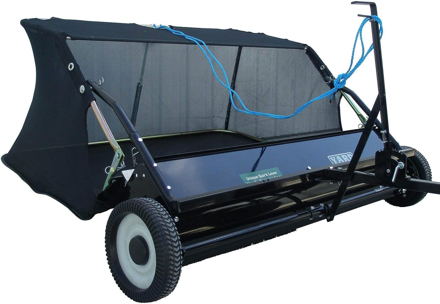 Field Tuff 42" Quick-Assembly Tow-Style Lawn Sweeper – 13 Cubic Ft. Capacity | Horsepower 10–16 HP / 250cc+ | For ATVs, UTVs & Tractors