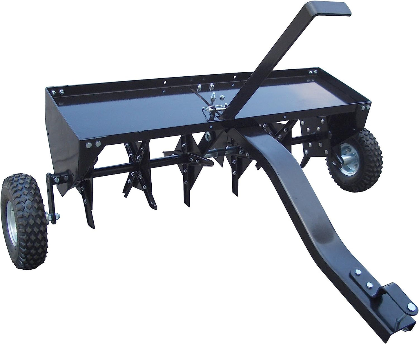 Field Tuff 40" Wide Plug-Style Aerator – 24 Coring Plugs, Tow-Behind Design | Horsepower 14+ HP | For ATVs, UTVs & Lawn Tractors