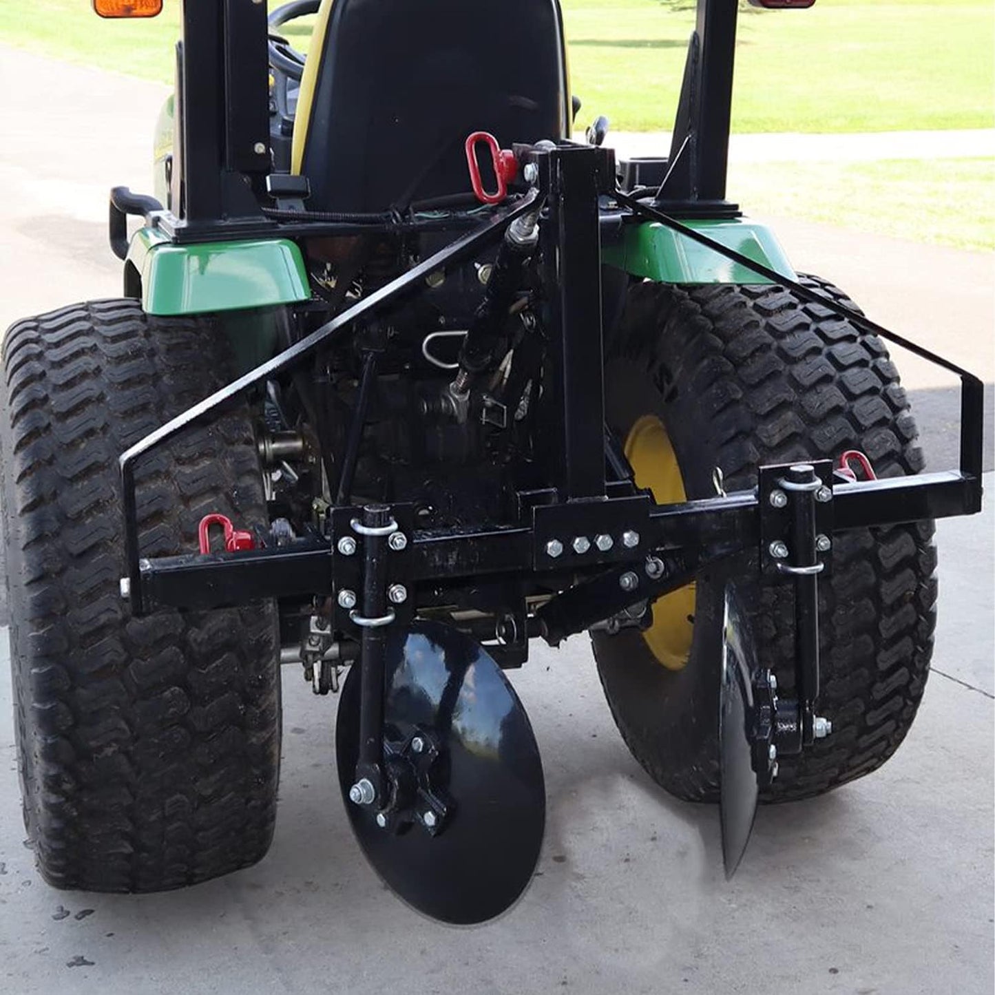 Field Tuff 3-Point Garden Bedder/Hiller – 43" Working Width, 14" Discs For Tractor