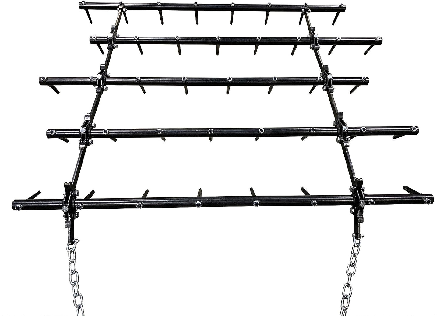 Field Tuff 5' Spike ATV Drag – Tow-Behind Harrow with 3.75" Spikes | Pull Type | For ATVs, UTVs, and Utility Tractors