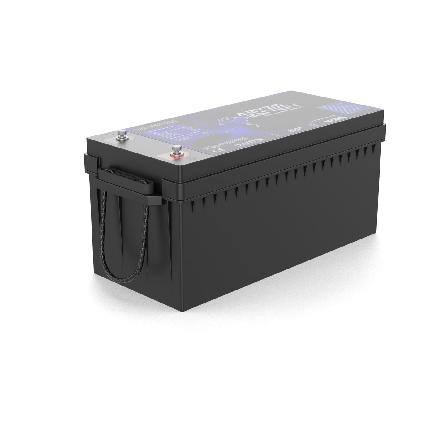 Abyss® | Lithium Golf Cart Battery | Model AB-72V60 | Voltage 72V | 60Ah Deep Cycle | Group 8D Drop-In Replacement | IP65 Waterproof | Bluetooth BMS