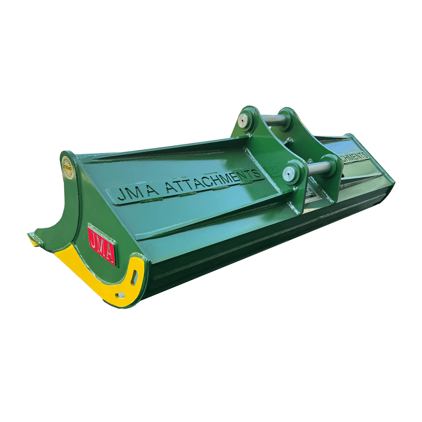 JMA Attachments Ditching Bucket | Bucket Width 72" inches | Pin Size 45mm Pins | For 5 – 6.5 Tons Excavators