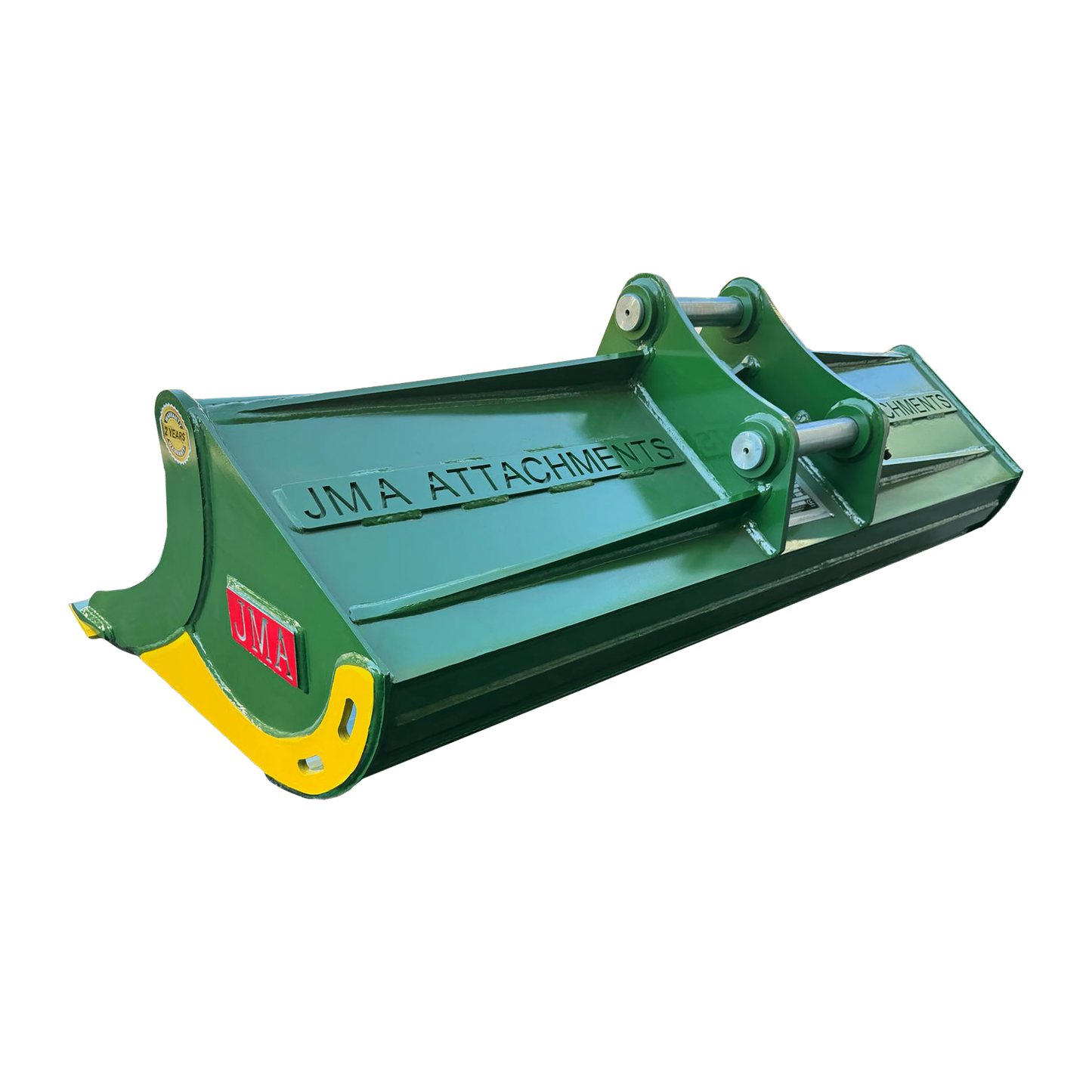 JMA Attachments Ditching Bucket | Bucket Width 72" inches | Pin Size 50mm Pins | For 7 – 10 Tons Excavators