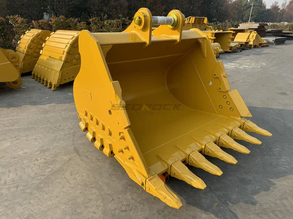Bedrock Attachments Heavy-Duty Bucket | Width 72-Inch | Capacity 2.3 CU M | Machine Size 30-40 Tons | For Excavators CAT 330