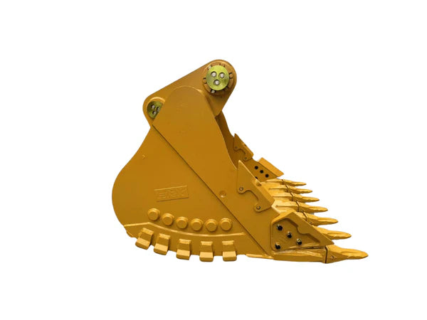 Bedrock Attachments Heavy-Duty Rock Bucket | Model EB350UBHD-73-3.2-7T | Width 73-Inch | Capacity 3.2 CU M | Machine Size 35-50 Tons | For Excavators CAT 350