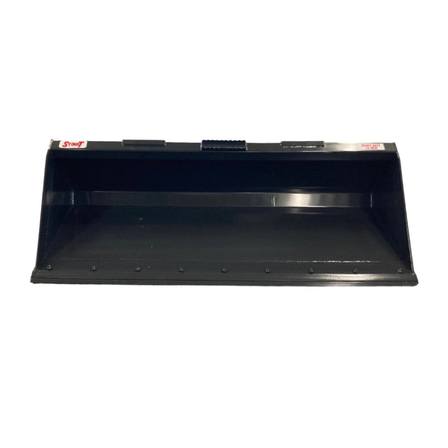 STOUT | Xtreme Material Bucket | Double Edge | Model 72", 78", 84" & 96" Widths | 22 kW and 41 kW (30–55 HP) | For Skid Steer