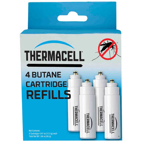 Forestry Supplies Therma CELL Mosquito Repellent Butane Cartridge Refill, Pack of 4