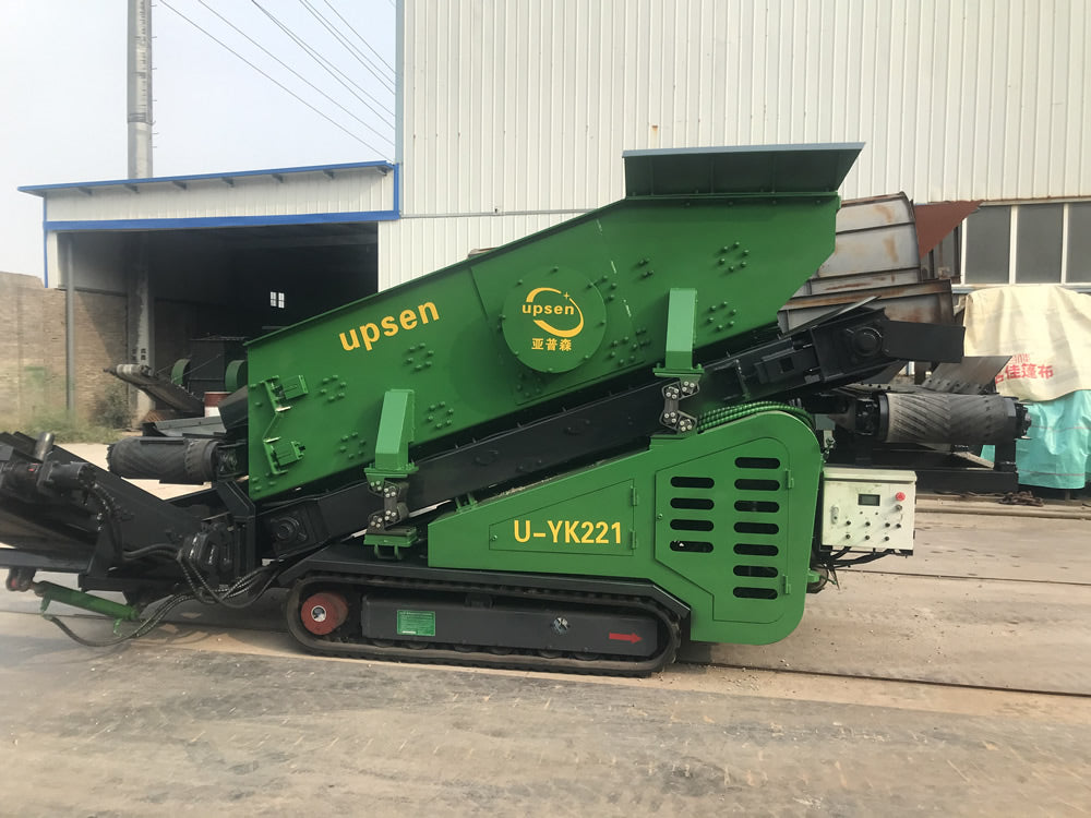 Upsen Mobile Scalping Screener | Model UYK221 | Kubota Diesel Engine 25 HP | Max Feed Size 200 mm