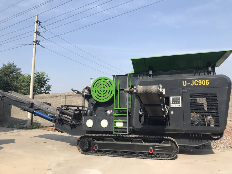 Upsen Mobile Jaw Stone Crusher | Model U-JC906 | Capacity 80-150t/h | Engine Horsepower 125 HP