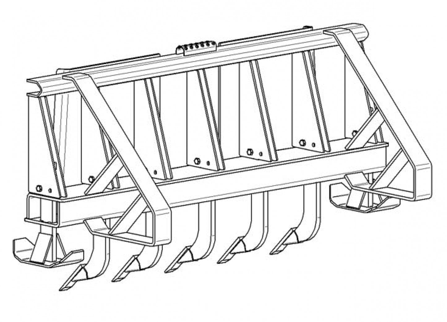 Paladin Grader Blade & Roller Leveler | Width 60"-84" | Hydraulic Flow Range 10–20 GPM | For Skid Steers
