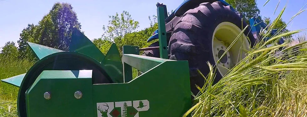 RTP Goliath Series 6’ 8’ & 10’ Heavy-Duty Rollers Crimper | Model Goliath 6, 8, & 10 | Width 72”, 96” & 126” | 30-50 HP  | For Tractors