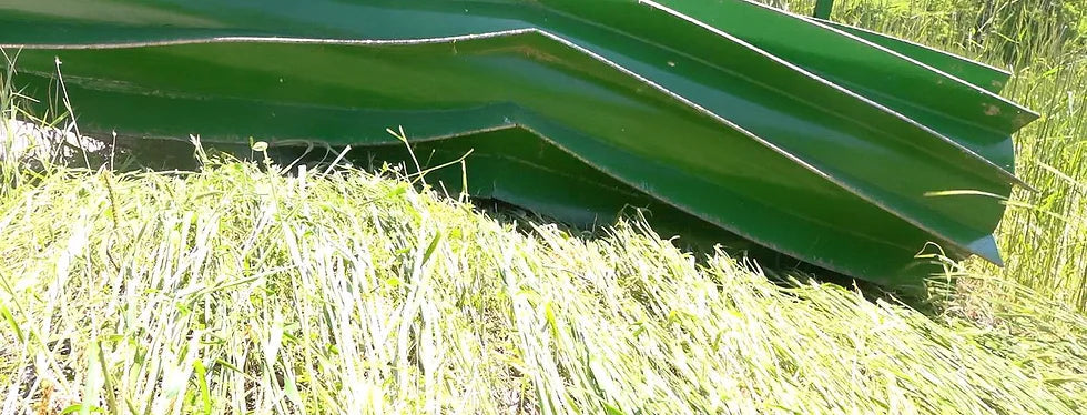 RTP Goliath Series 6’ 8’ & 10’ Heavy-Duty Rollers Crimper | Model Goliath 6, 8, & 10 | Width 72”, 96” & 126” | 30-50 HP  | For Tractors