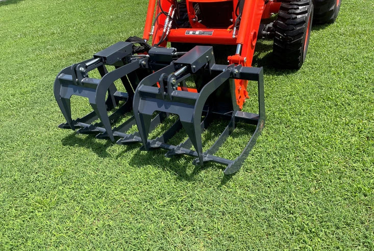 Farm-Maxx Root Grapple | Width 54", 60", 66" & 72" inches | Single & Dual Cylinder | For Tractor