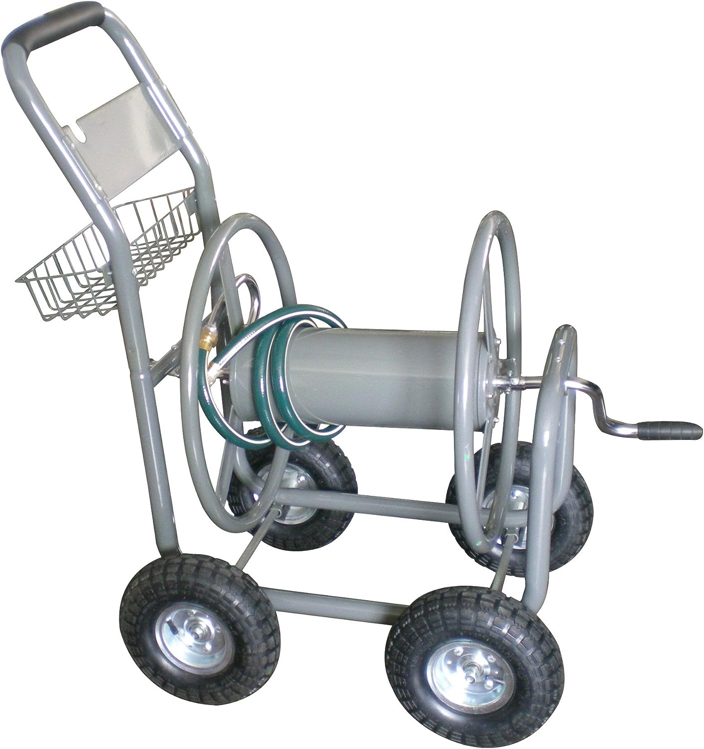 Field Tuff Hose Reel Cart – 800 lb Capacity, 300' Hose Storage, Durable Steel Frame For Tractor